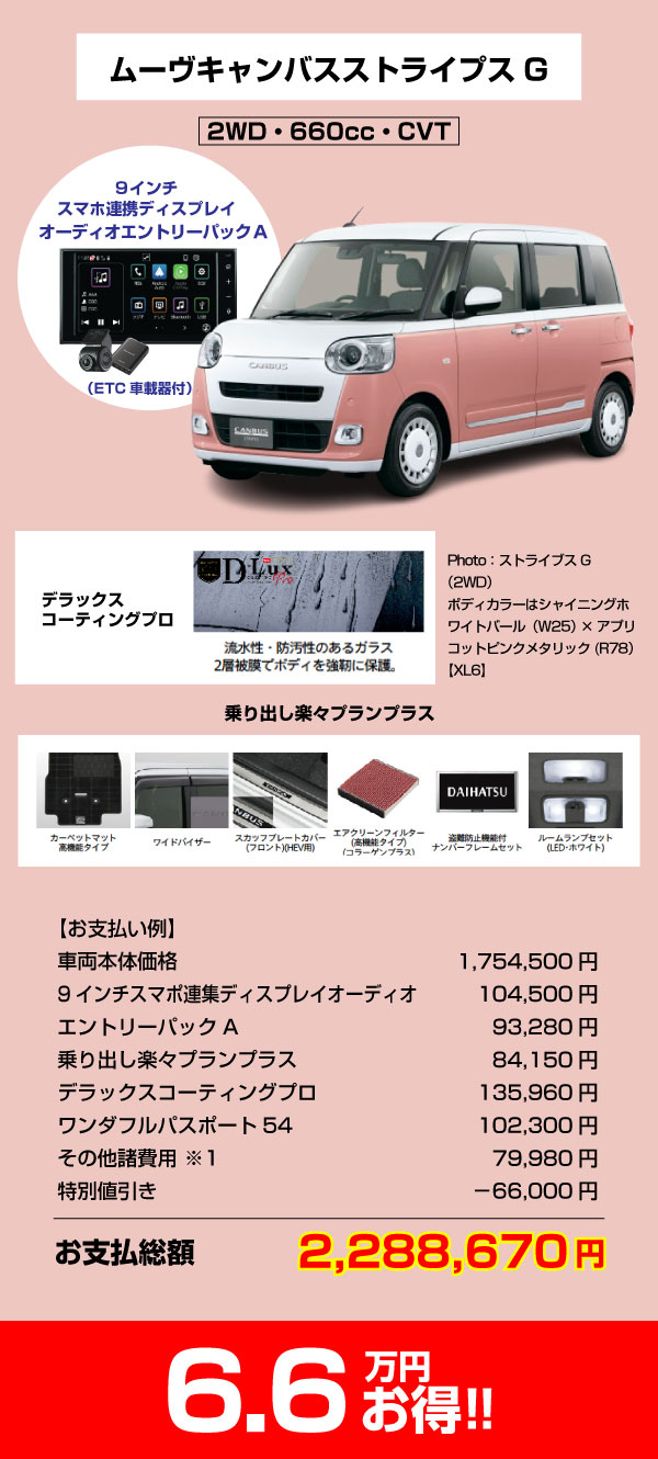 お買いドキ！全部付きパック | 鹿児島ダイハツ販売株式会社